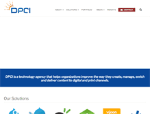 Tablet Screenshot of dpci.com